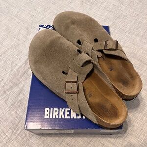 BIRKENSTOCK Boston Soft Footbed Taupe - 44